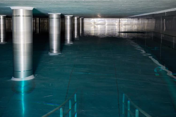 Speicherkammer des Wasserwerks Wendlingen