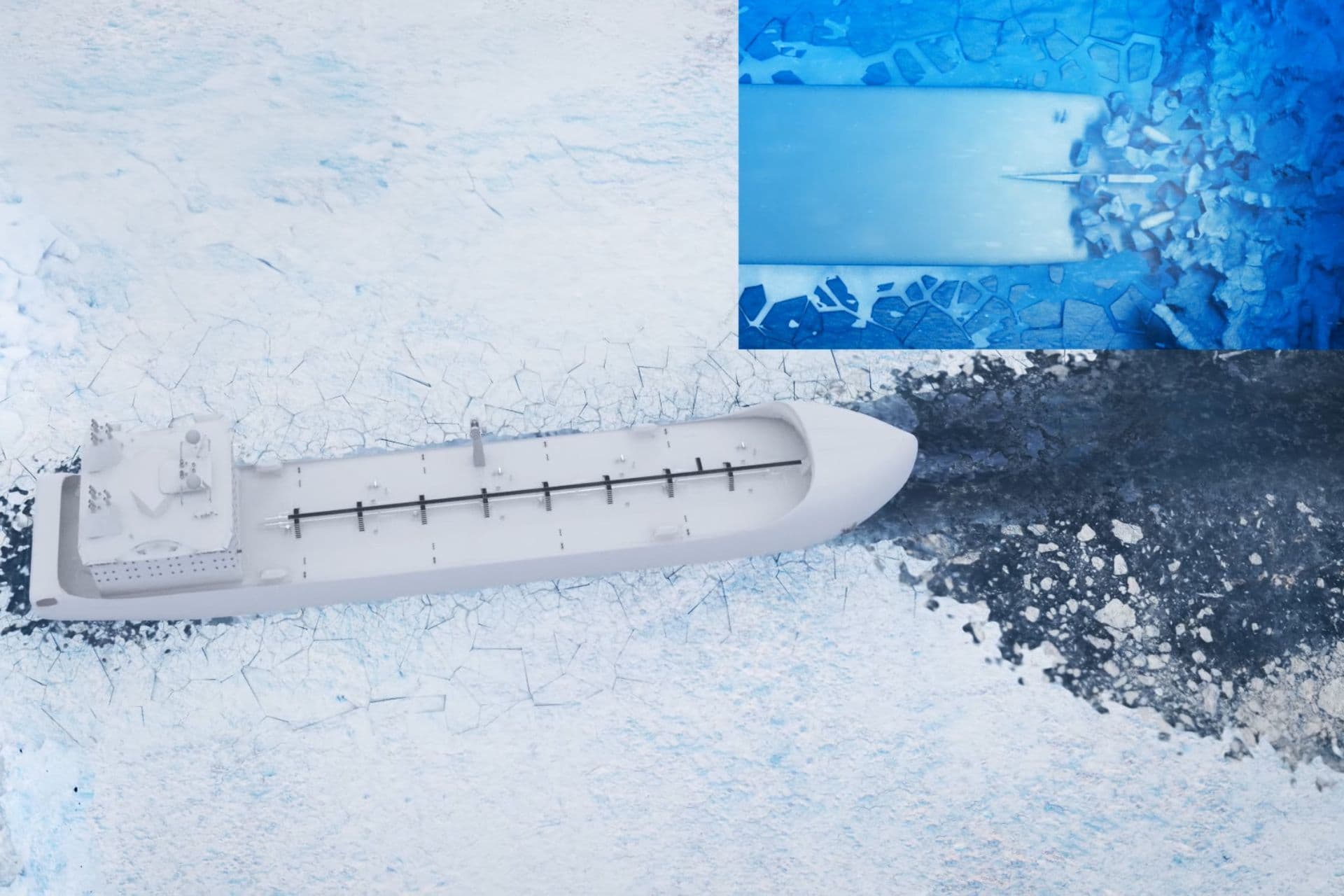 Ein Eisbrecher mit Azipod-Antriebssystem und DASTM-Konzept von ABB.