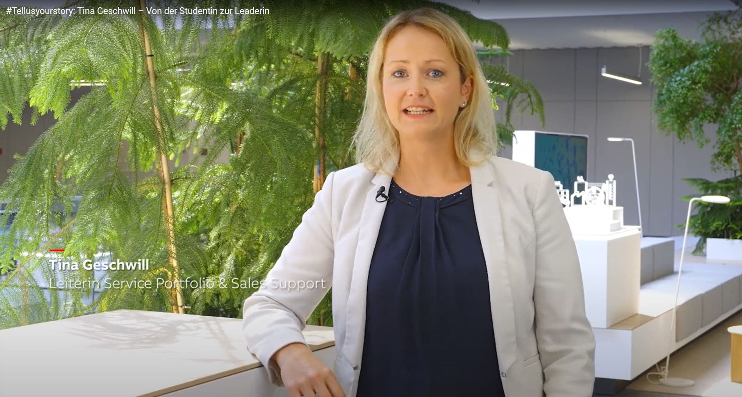 Tina Geschwill, Leiterin Service Portfolio & Sales Support bei ABB.