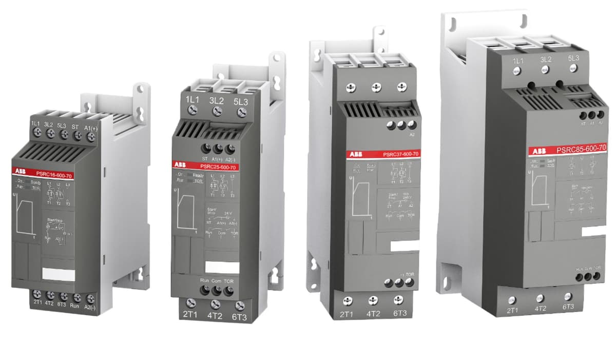 ABB Softstarter der Baureihe PRSC.